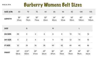 burberry the medium buckle|burberry women's belt size chart.